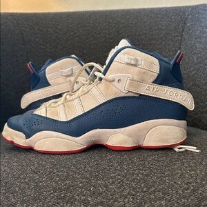 Jordan Kids Sneakers - Blue, White, and Red